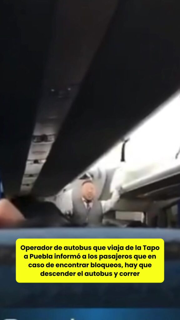 @elhilomx Operador de autobus que viaja de la Tapo a Puebla informó a los pasaje…