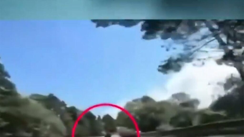 Accidente de motociclista en la México-Cuernavaca genera controversia