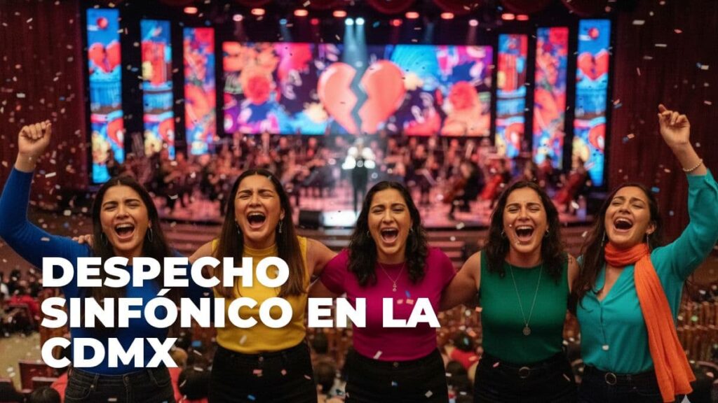 Canta las Heridas en Despecho Sinfónico en la CDMX