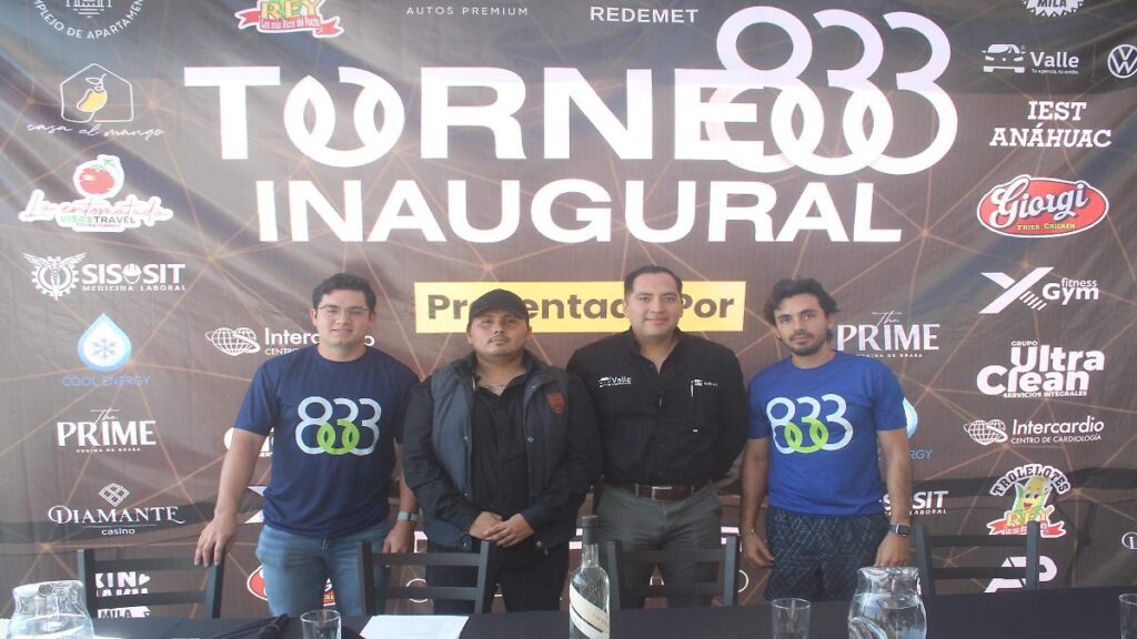 Inscríbete ya al Torneo Inaugural de Pádel 833 y gana hasta 20 mil pesos