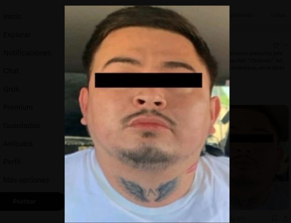 Líder del Grupo Escorpión del Cártel del Golfo detenido en Matamoros