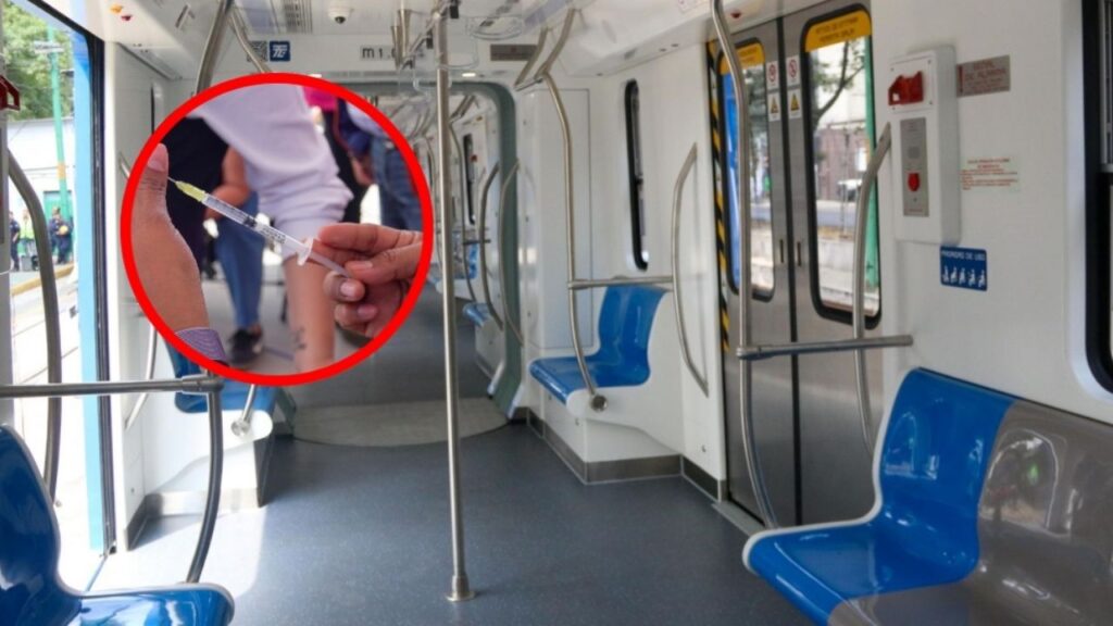 Vacúnate contra el sarampión en el Tren Ligero de CDMX