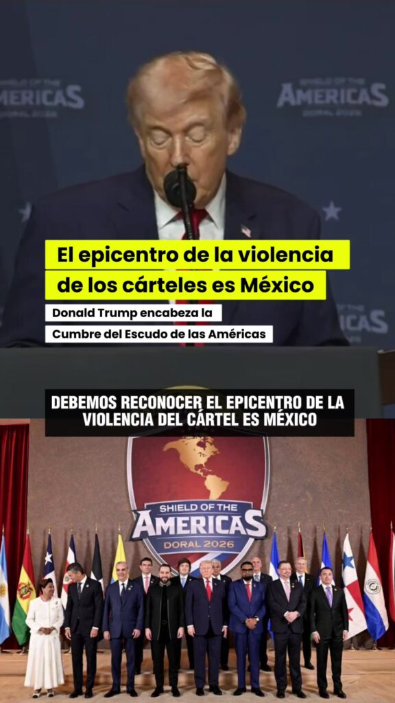 @elhilomx Donald Trump encabeza la Cumbre del Escudo de las Américas “El epicent…