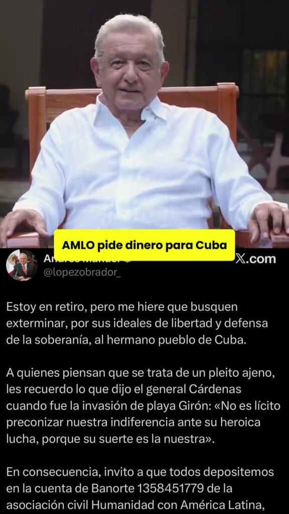 @elhilomx Estoy en retiro, pero me hiere que busquen exterminar, por sus ideales…
