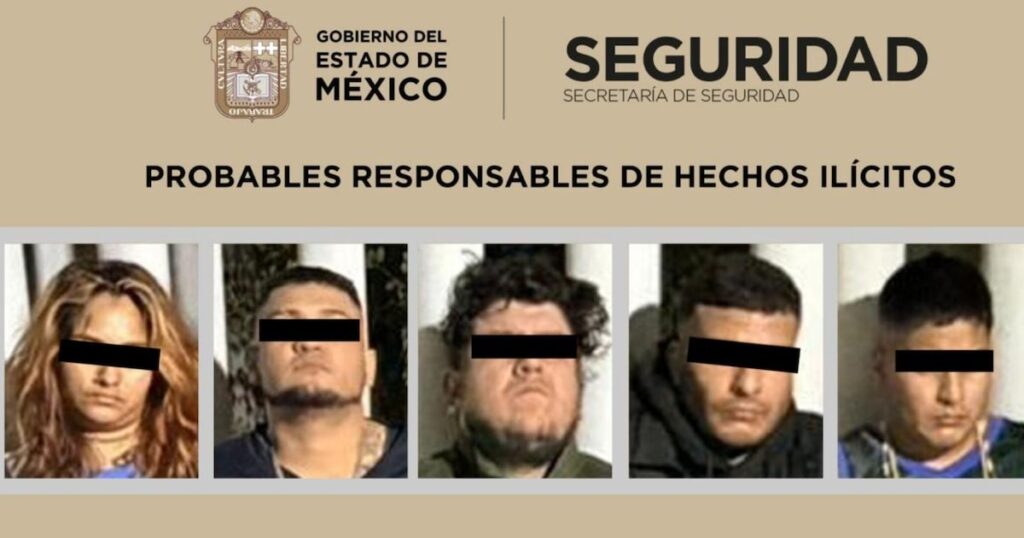 Capturan en CDMX a cinco sospechosos de banda criminal de Jalisco