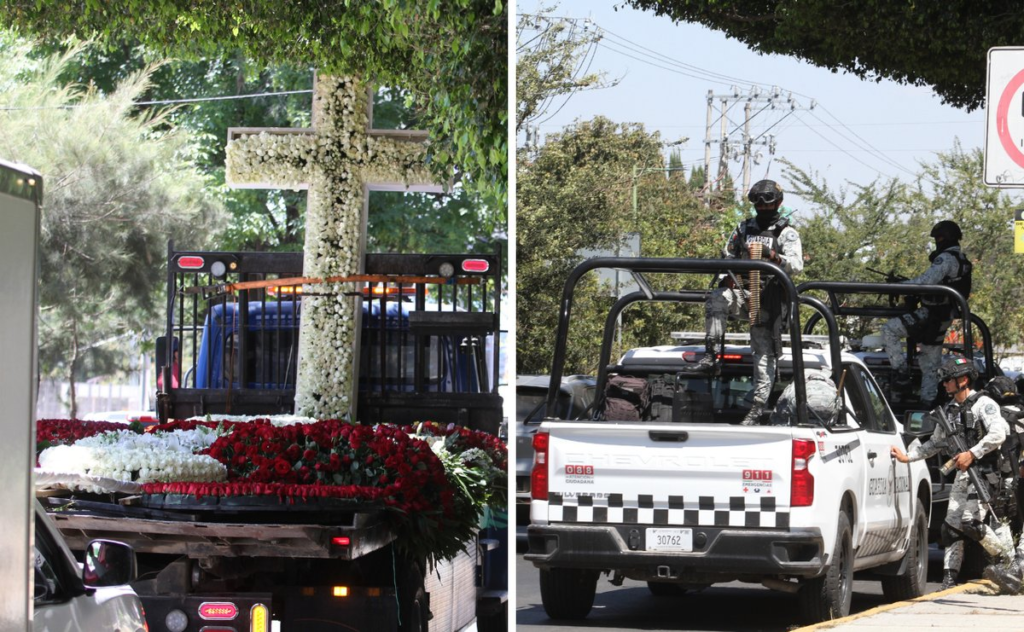 Operativo de Seguridad en el Funeral de El Mencho en Zapopan, Jalisco