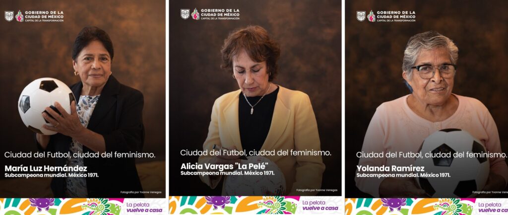 Reconocimiento a las Pioneras del Fútbol Femenino en México