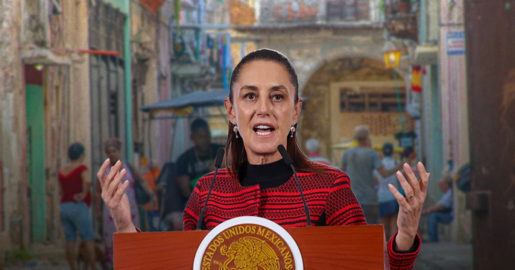 Sheinbaum apoya a Cuba con donación de 20 mil pesos tras solicitud de AMLO