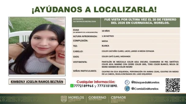 El caso Kimberly Ramos: desaparición, protestas en la UAEM y un cuerpo hallado en Cuernavaca