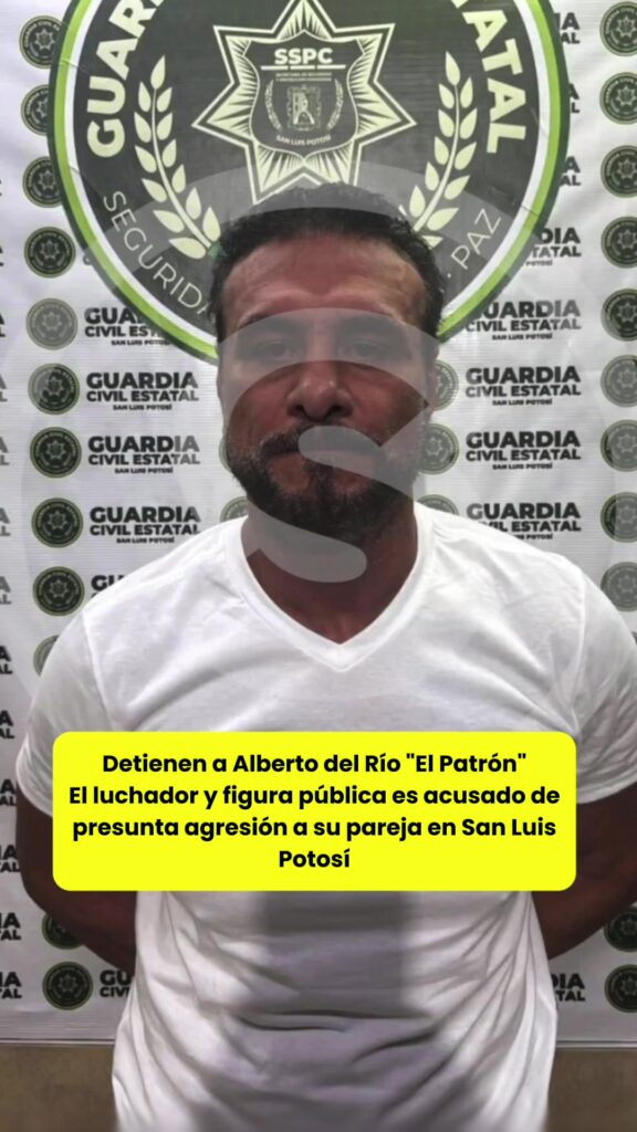 @elhilomx Detienen a Alberto del Río “El Patrón” El luchador y figura pública es…