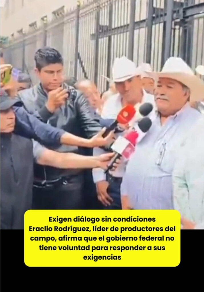 @elhilomx Exigen diálogo sin condiciones Eraclio Rodríguez, líder de productores…