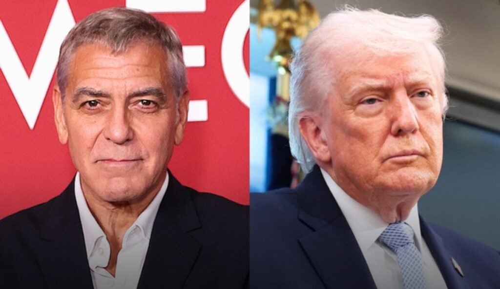 Clooney condena las amenazas de Trump contra Irán