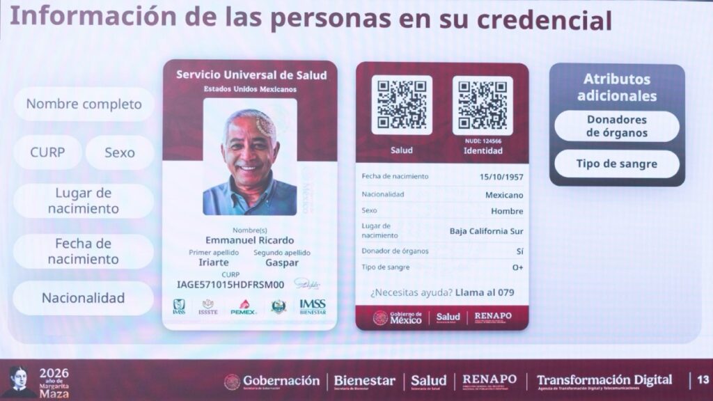Comienza el registro para la credencial del Servicio Universal de Salud este 13 de abril