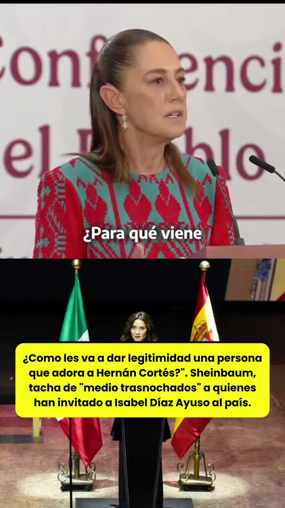 @elhilomx La presidenta de México, Claudia Sheinbaum, ha tachado de “medio trasn…