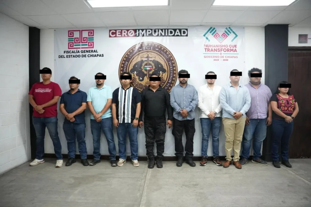 Mando de Fiscalía en Chiapas destituido por caso de tortura; arrestan a 10 tras video viral