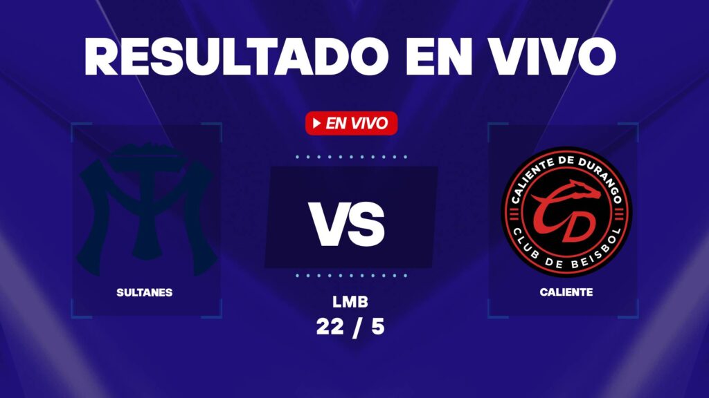 Resultados en tiempo real de la LMB hoy