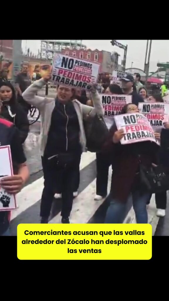 @elhilomx “No queremos privilegios, queremos trabajar”, comerciantes de la llama…