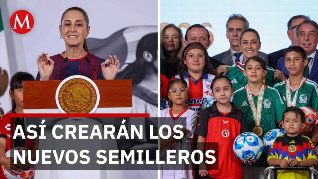 Acuerdo entre Sheinbaum y líderes del fútbol mexicano para impulsar nuevos talentos