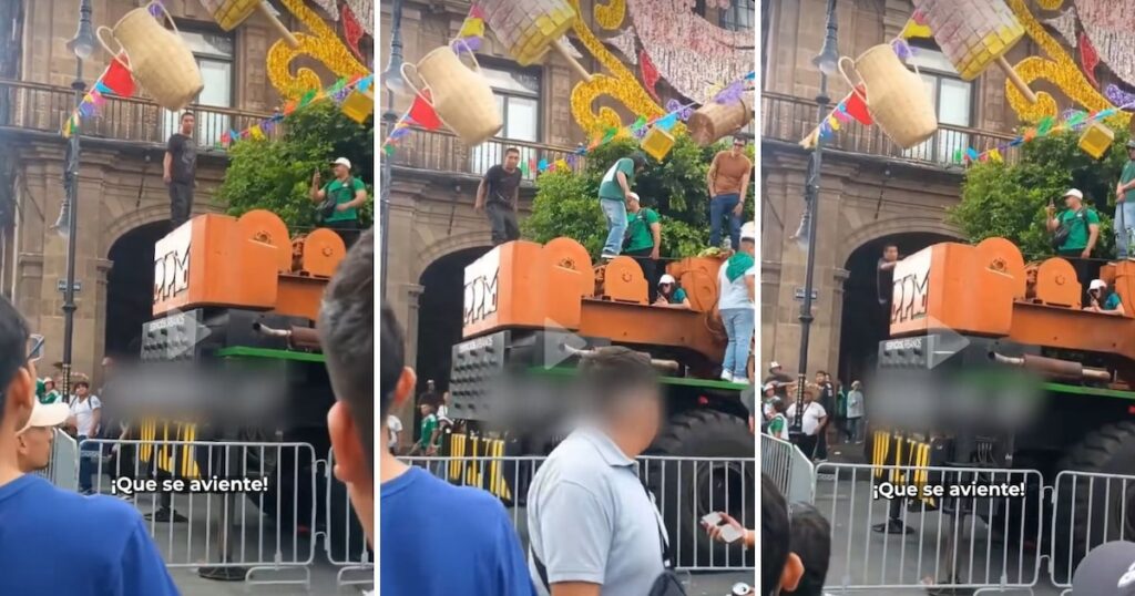Caída impresionante en Fan Fest de CDMX durante los festejos del Mundial 2026 se vuelve viral