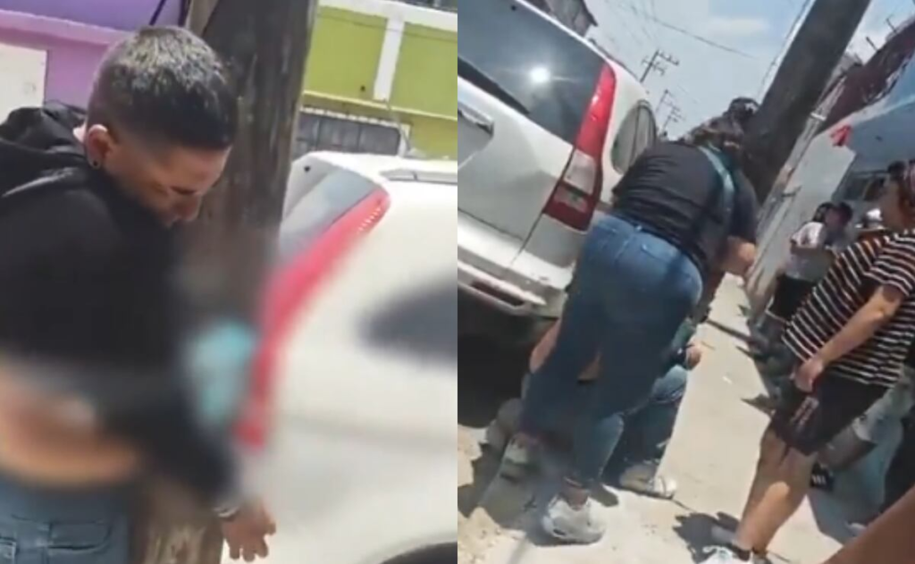 Madre en Nezahualcóyotl reprende y castiga a su hijo