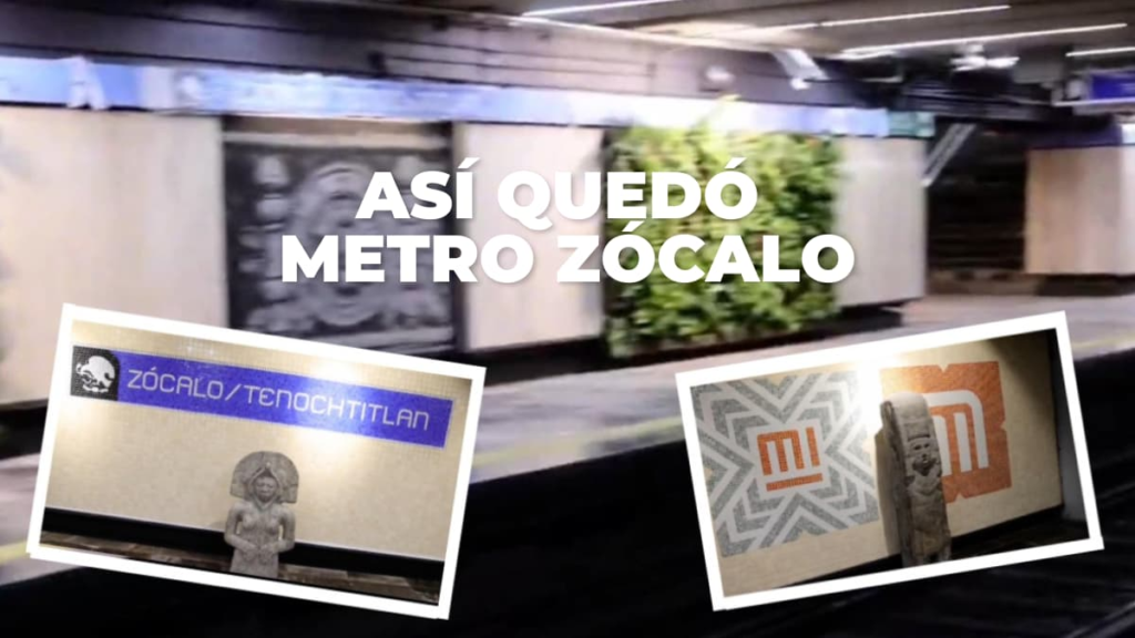 Metro Zócalo revela su nuevo muro verde y arte urbano