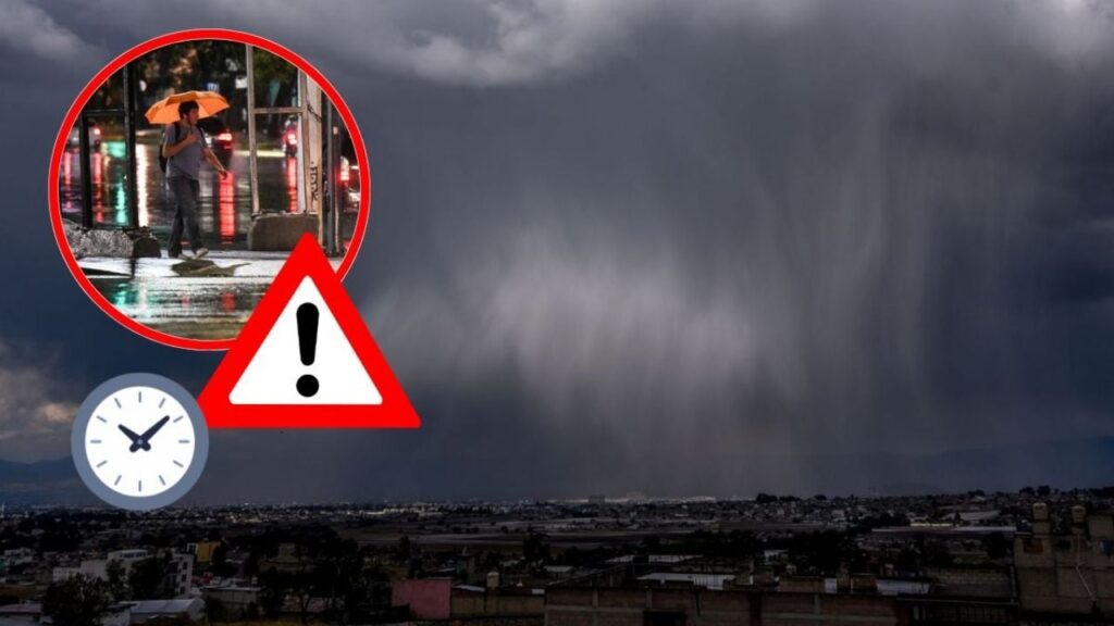 Pronóstico de lluvia para hoy domingo 14 de junio en CDMX y Edomex