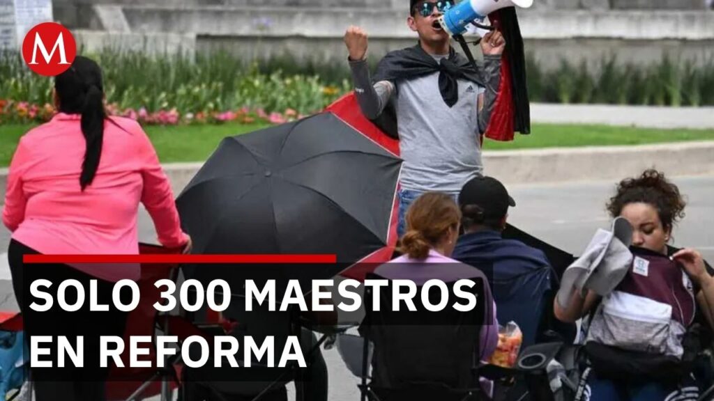 Reducción de maestros en el paro CNTE en Ciudad de México