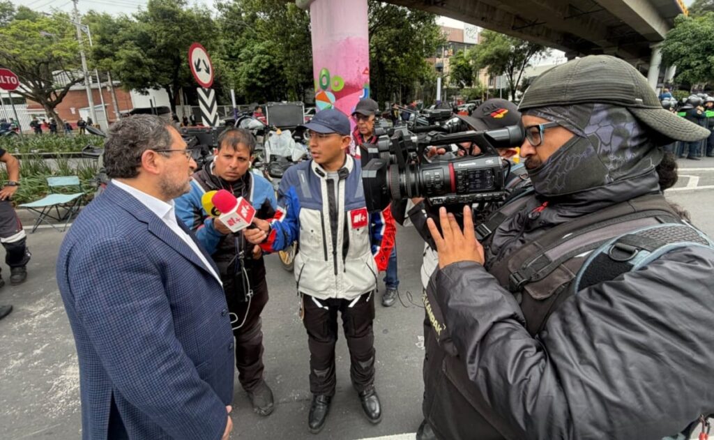 Secretario de Gobierno de CDMX Dialoga con la CNTE