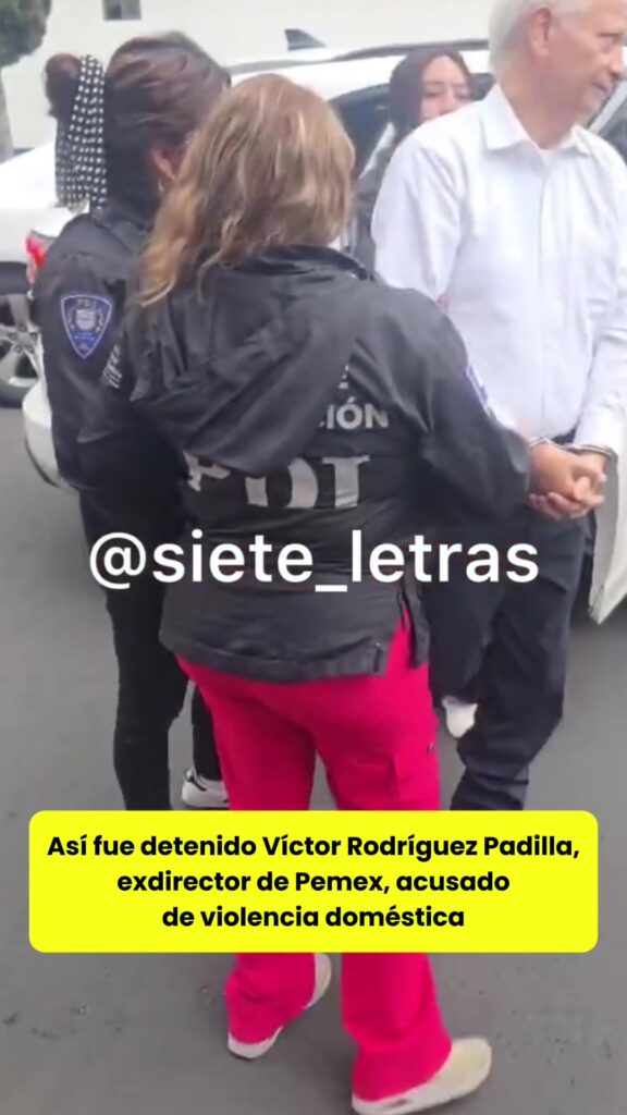 @elhilomx Así fue detenido Víctor Rodríguez Padilla, exdirector de Pemex, acusad…