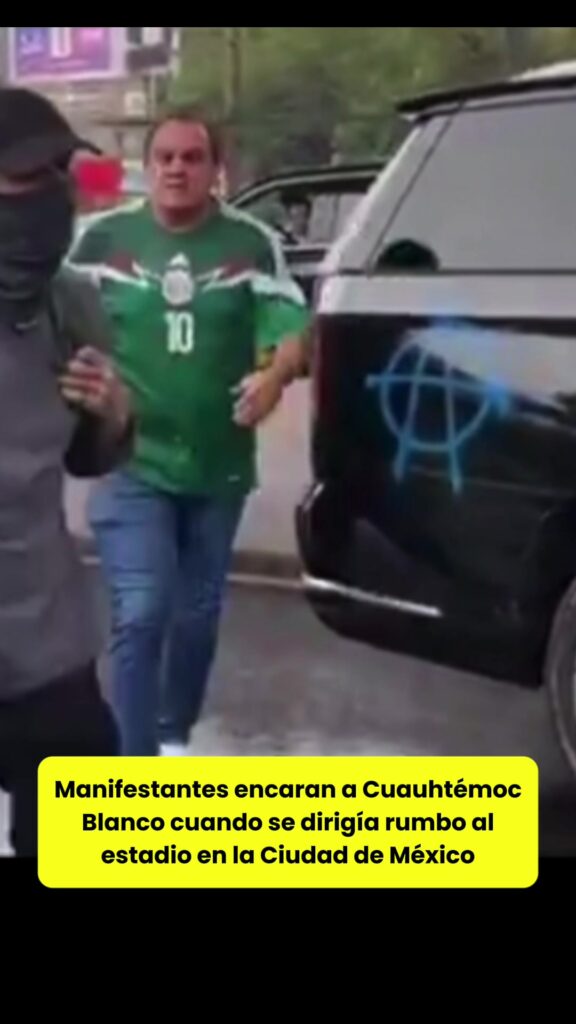 @elhilomx Manifestantes encaran a Cuauhtémoc Blanco cuando se dirigía rumbo al e…