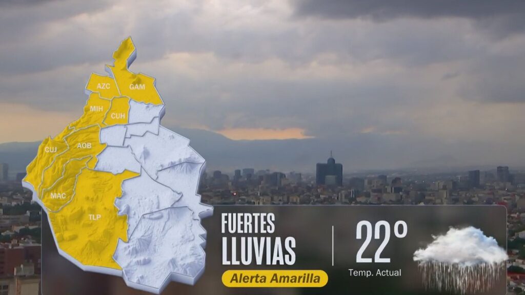 Alerta de Lluvias y Granizadas en Alcaldías de CDMX para Hoy 10 de Julio 2026