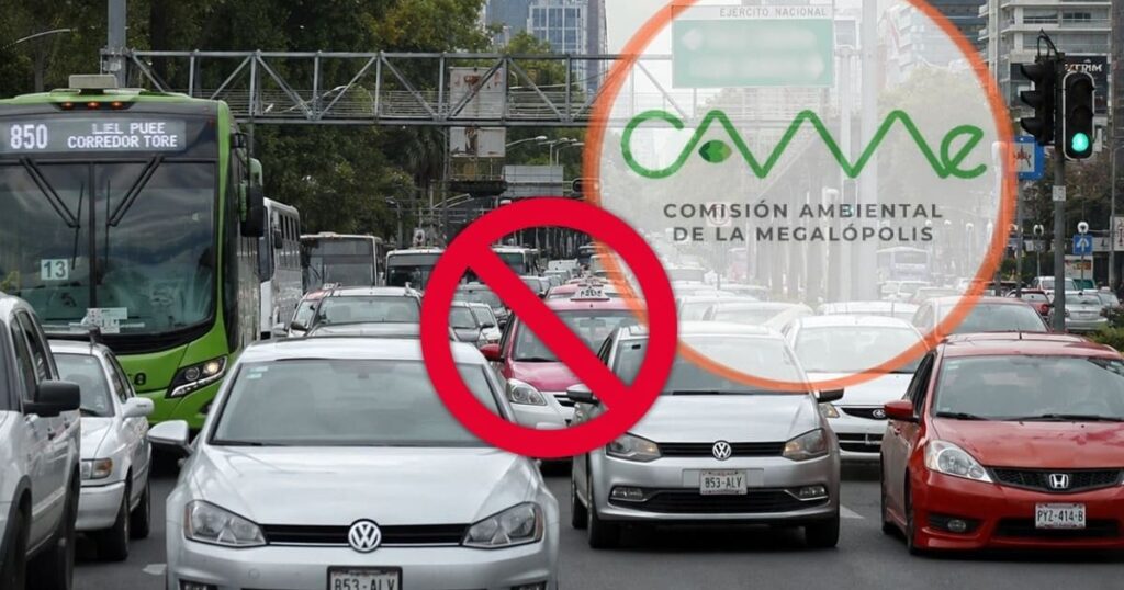 Autos que no pueden circular en CDMX y Edomex este viernes 10 de julio