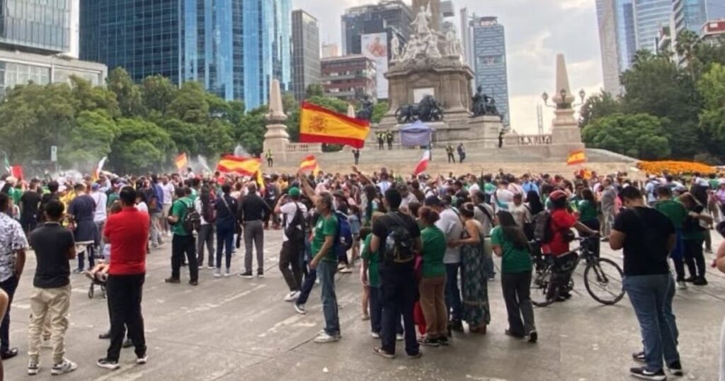 Celebraciones del Mundial 2026 en el Ángel de la Independencia generan controversia en CDMX
