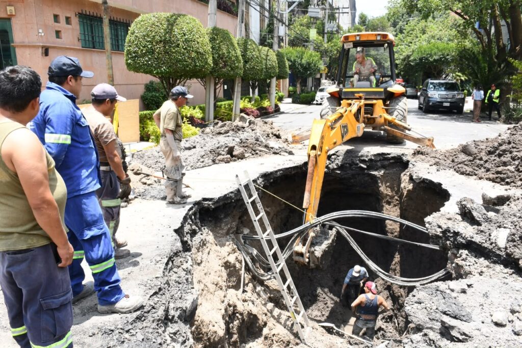 Contingencia por socavón en BJ: Respuesta inmediata y soluciones efectivas