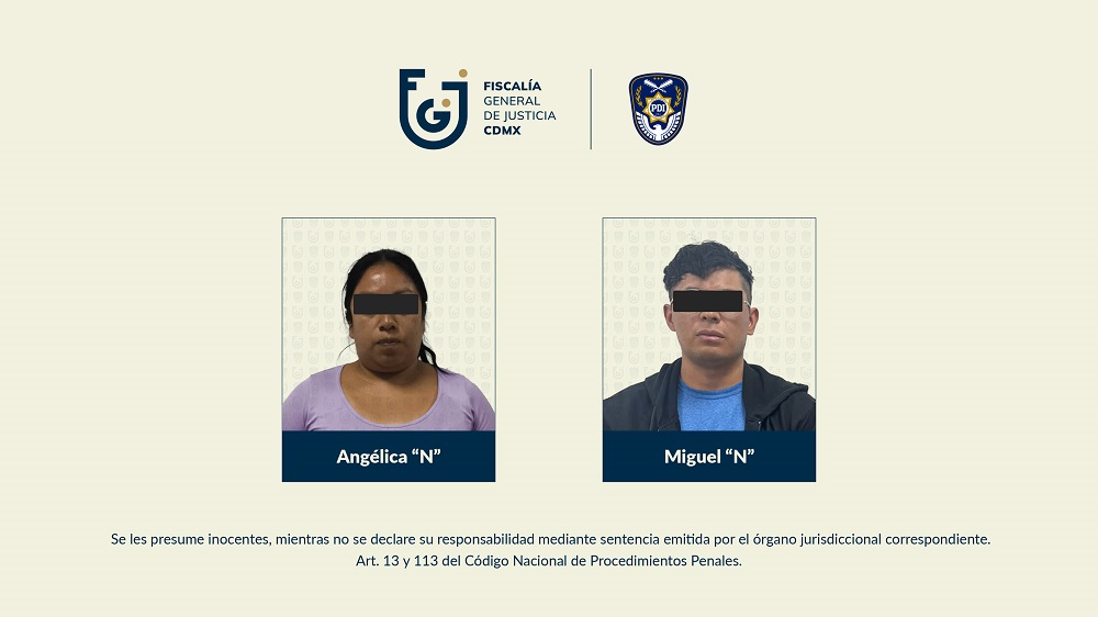 Dos detenidos por extorsión en la CDMX