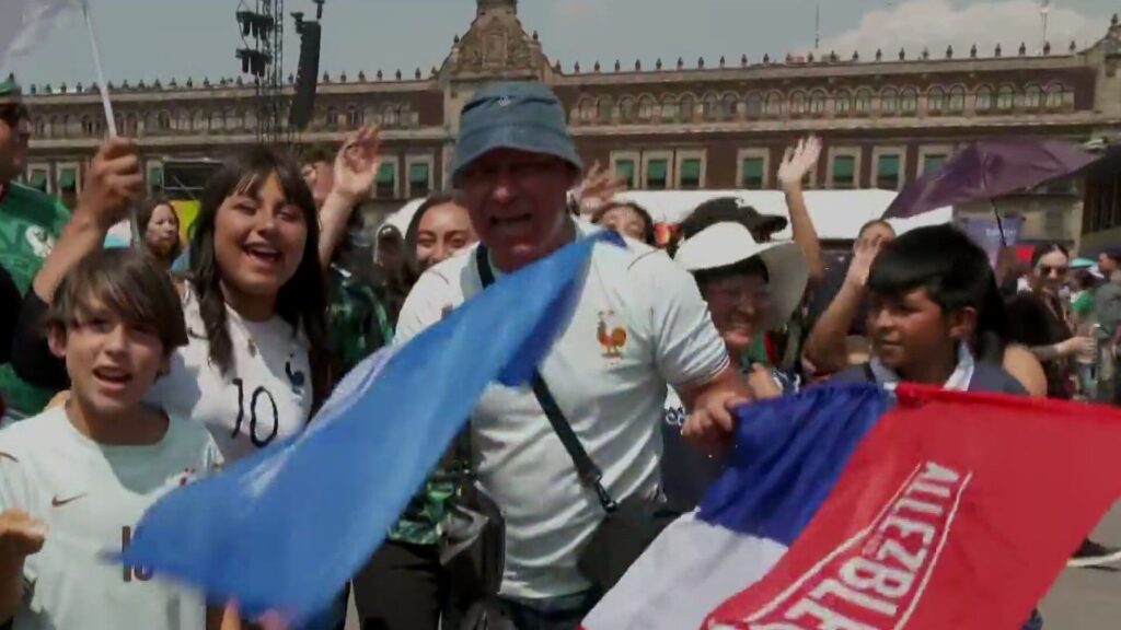 El Zócalo de la CDMX Disfruta el Choque Francia vs Inglaterra