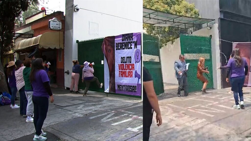 Feministas enfrentan a ‘Lady Peruana’ en CDMX