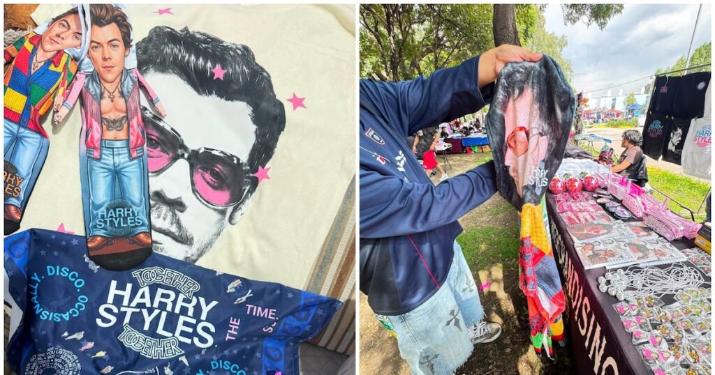 Guía para encontrar merch no oficial de Harry Styles en CDMX antes del concierto