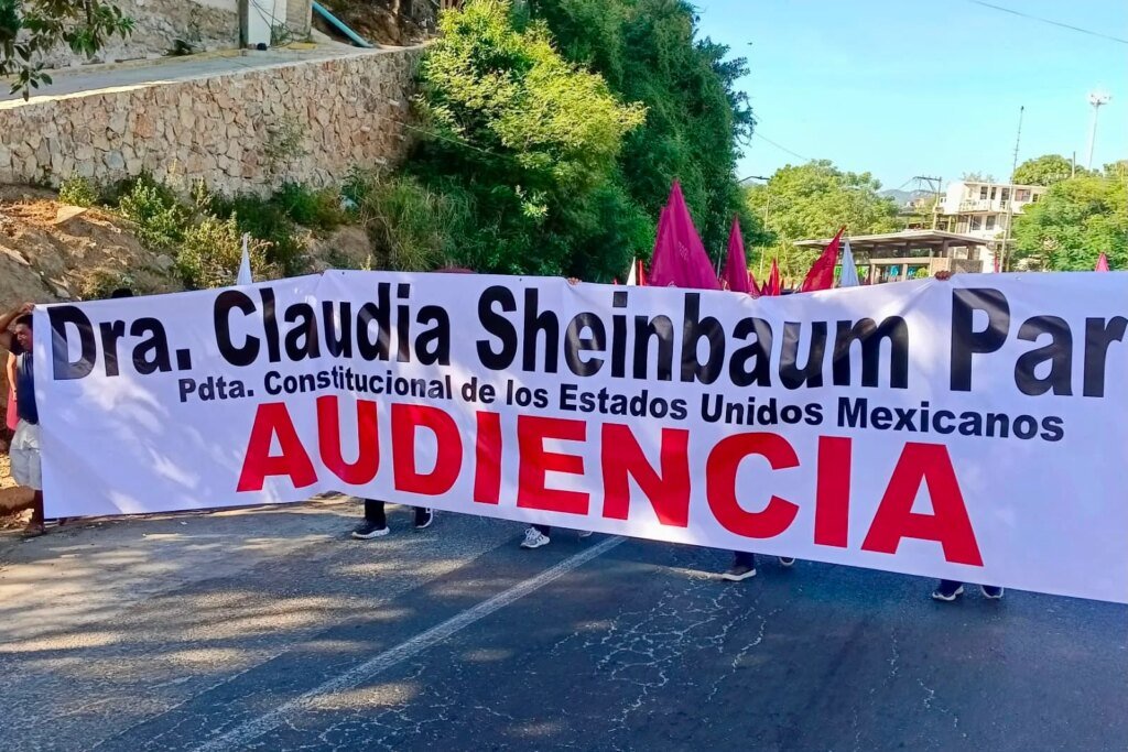 Genaro Vázquez lidera marcha de Acapulco a CDMX para reunirse con Sheinbaum