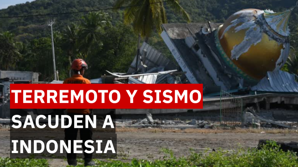 Nuevo sismo de 5.7 en Indonesia tras devastador terremoto mortal