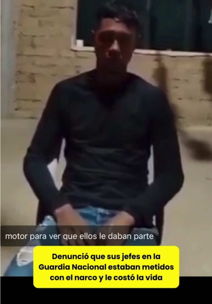 @elhilomx Denunció que sus jefes en la Guardia Nacional estaban metidos con el n…