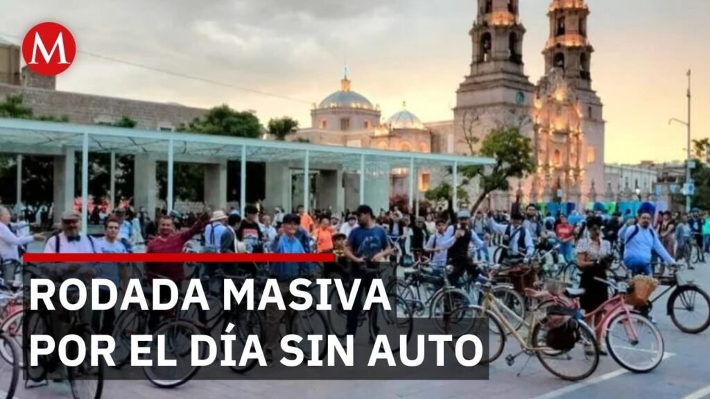 Aguascalientes promueve la movilidad sostenible con rodada en bicicleta