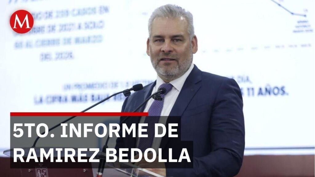 Alfredo Ramírez Bedoya presenta su quinto informe de gobierno en Morelia