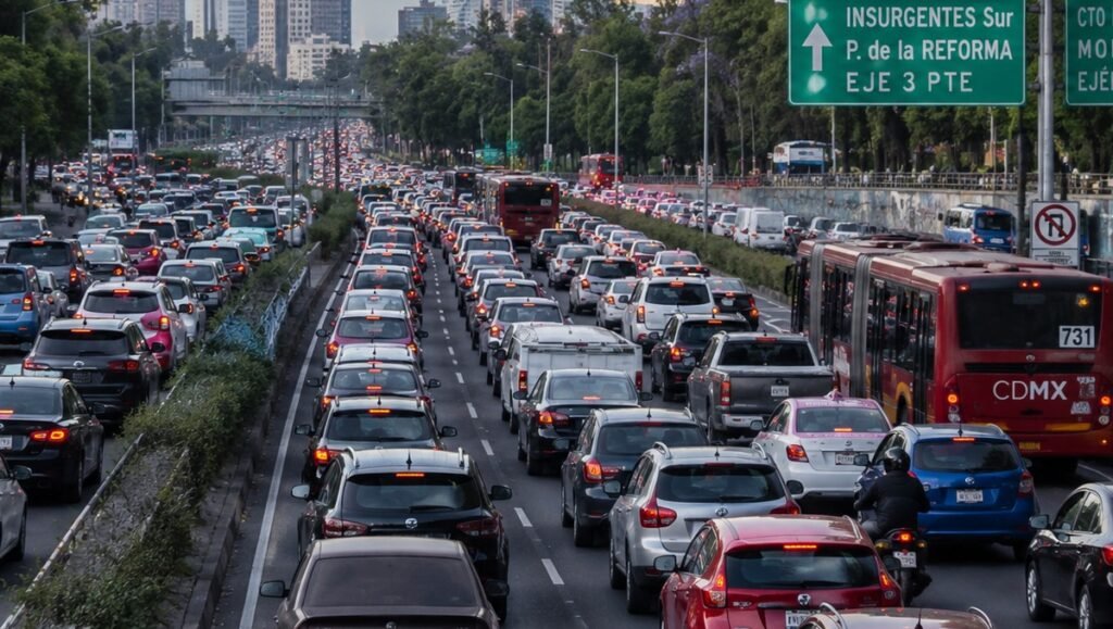 Bloqueos y rodadas complican el tráfico en la Ciudad de México hoy 14 de septiembre