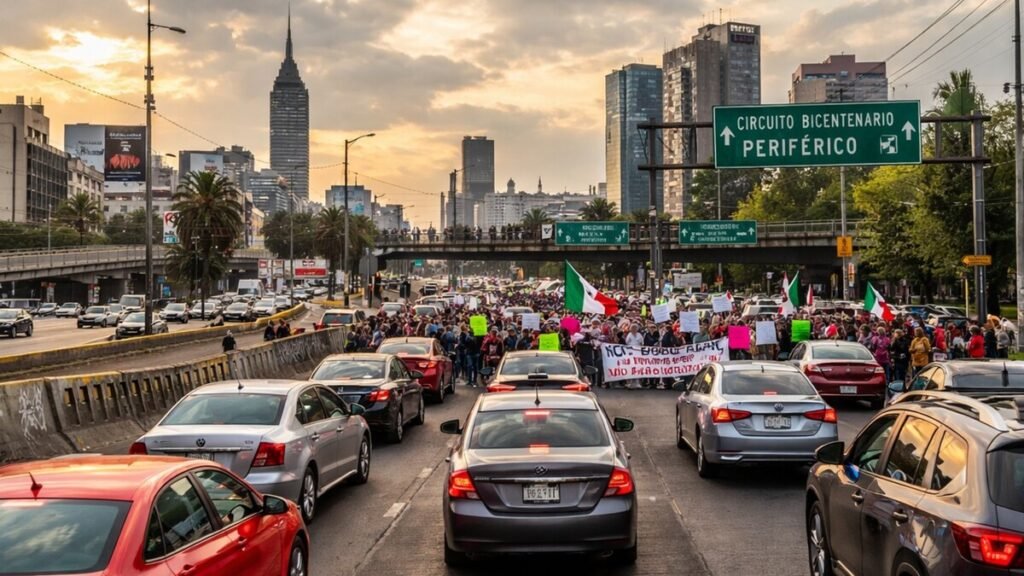 Caos vial en Ciudad de México: Estragos por lluvias y obras en curso