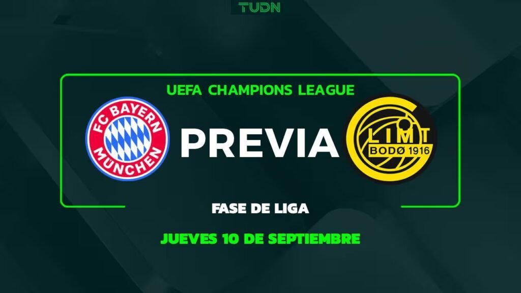 Dónde y a qué hora ver el Bayern Múnich vs. Bodo/Glimt en Champions