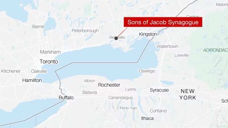 Policía herido cerca de sinagoga en Ontario durante Yom Kippur