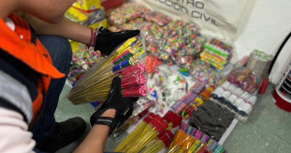 Prohibida la venta y transporte de pirotecnia en el Metro