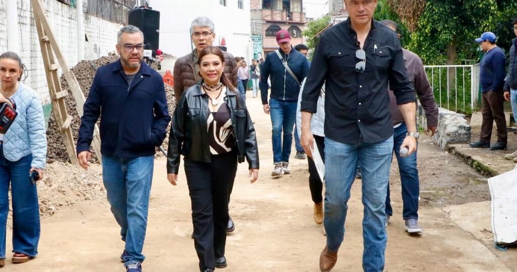 Jefa de Gobierno inaugura obras de drenaje en Magdalena Contreras