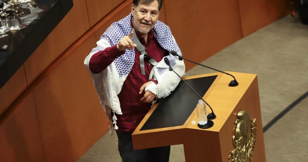 Noroña critica a Colosio: lo acusa de falta de seriedad y mentiras